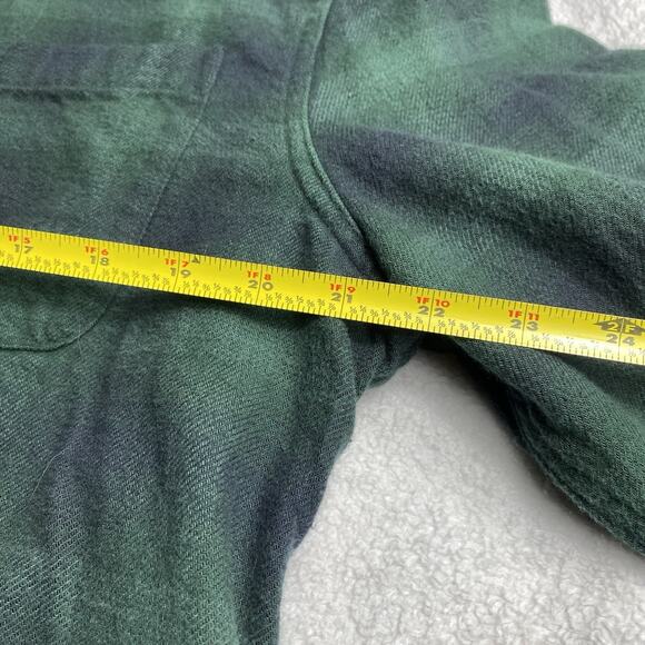 The Normal Brand Shirt Plaid Button Up Flannel 100% Cotton Mens XL Green - Picture 9 of 11